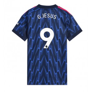 Arsenal Gabriel Jesus #9 Segunda Equipación Mujer 2025-26 Manga Corta